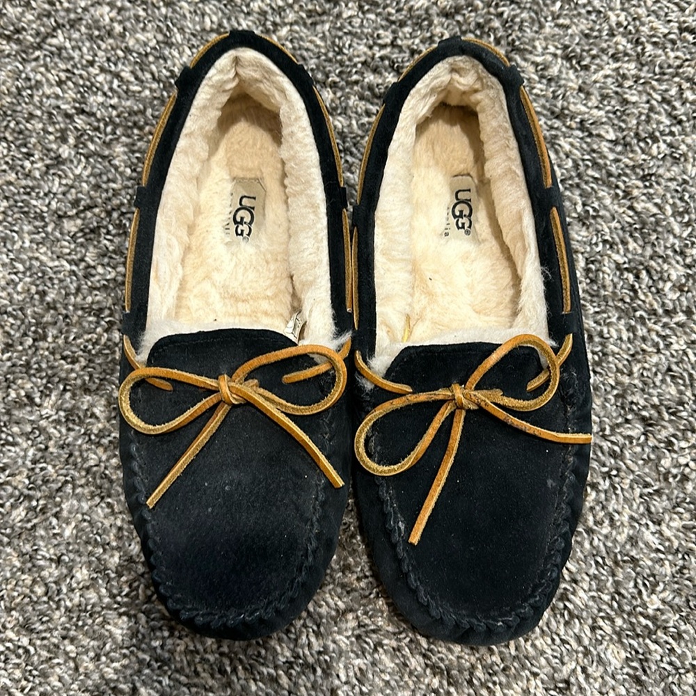 UGG black moccasins